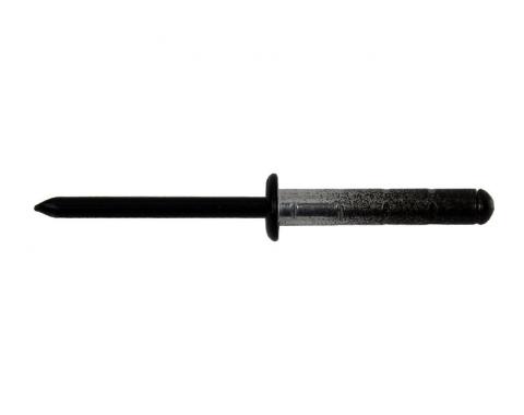 Rivet boule 4.8 x 25 mm ALU acier noir